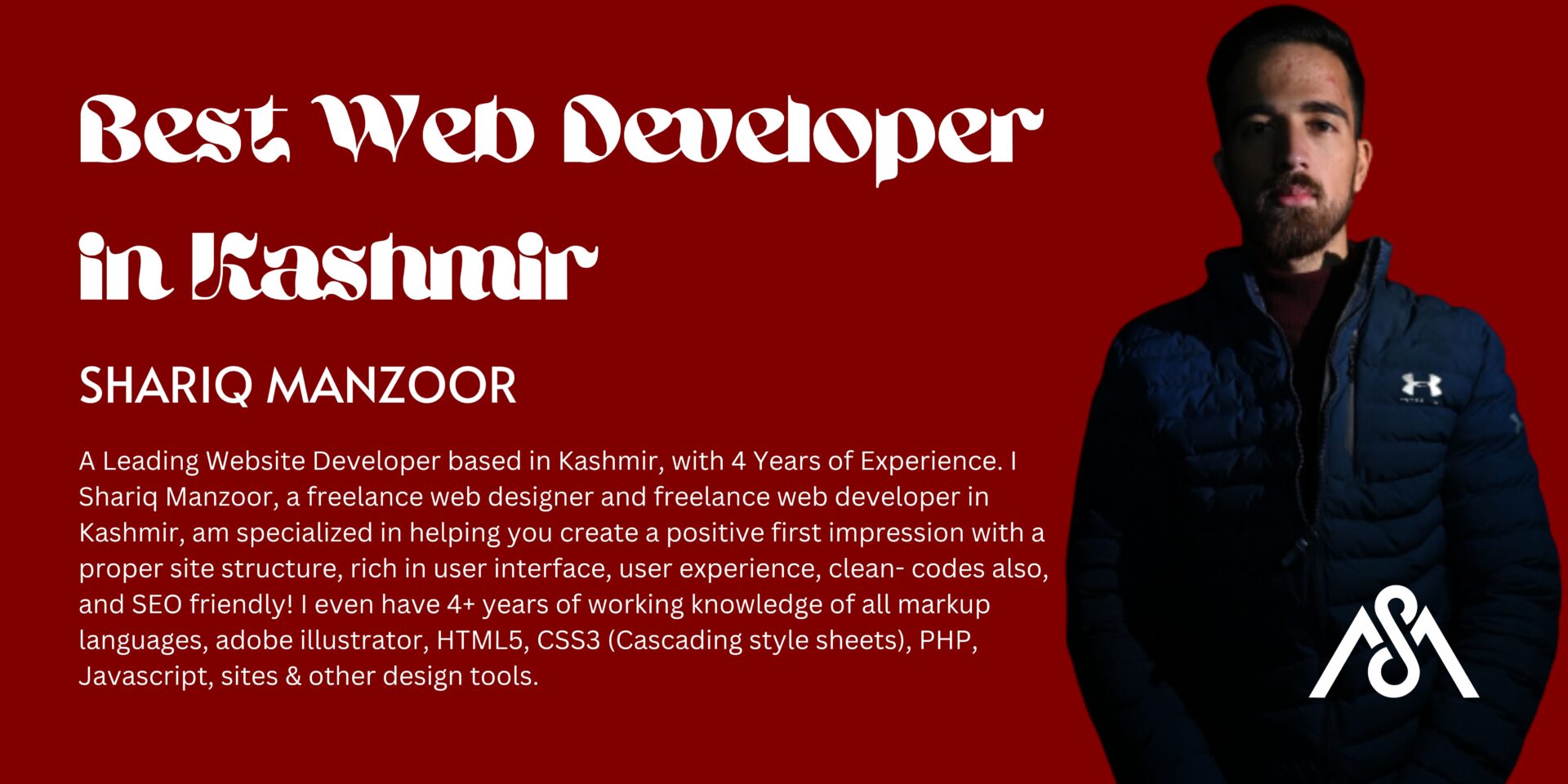 shariq manzoor web developer kashmir