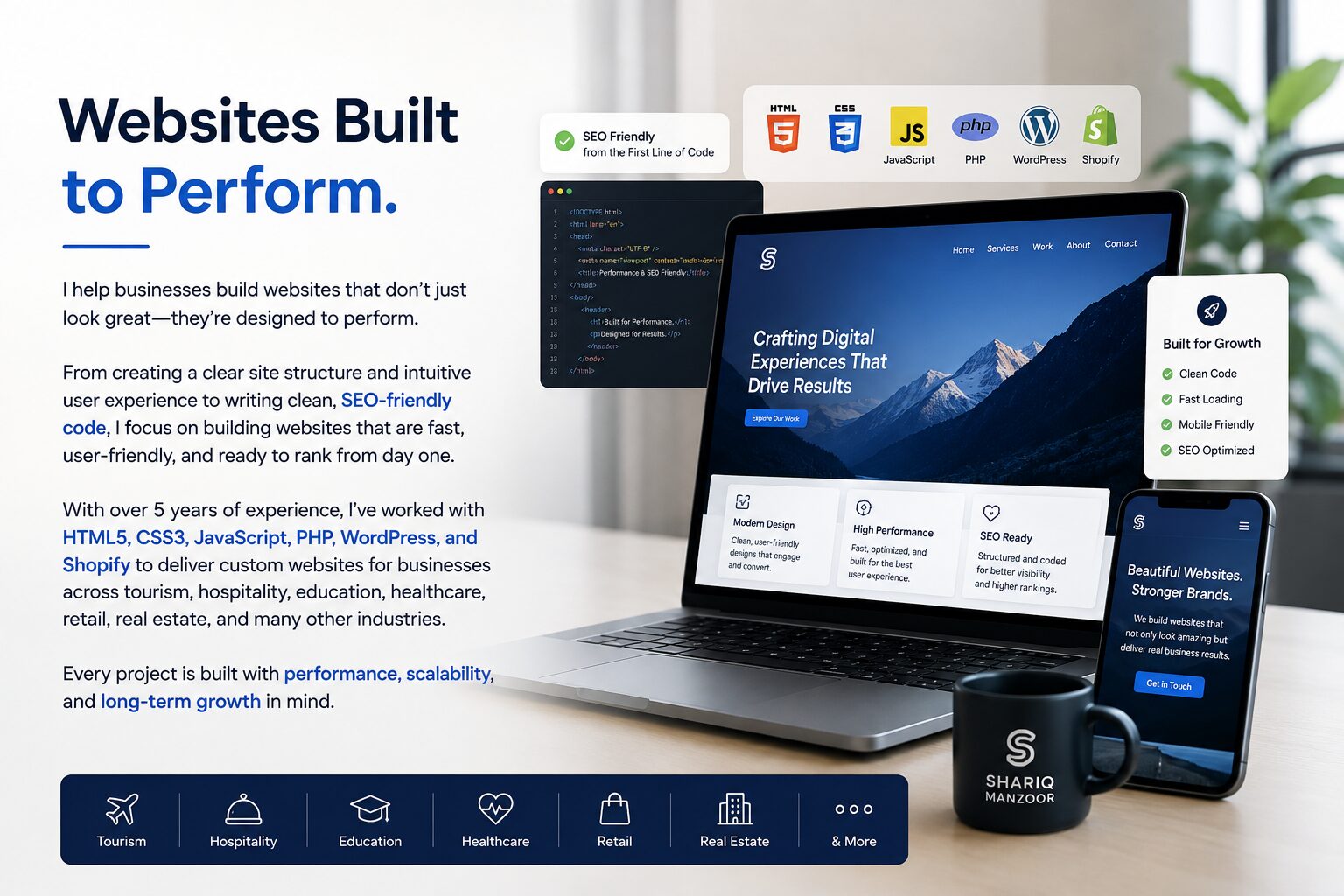 Best Web Developer in Kashmir - Shariq Manzoor