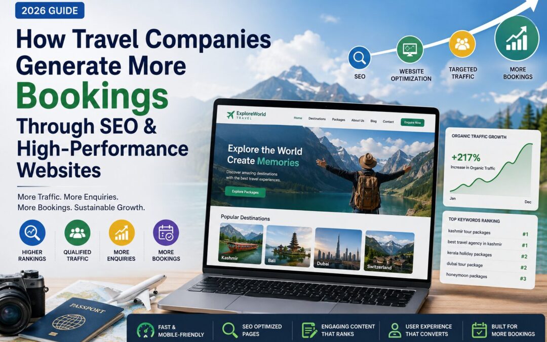 How Travel Companies Generate More Bookings Through SEO and High-Performance Websites (Complete 2026 Guide)